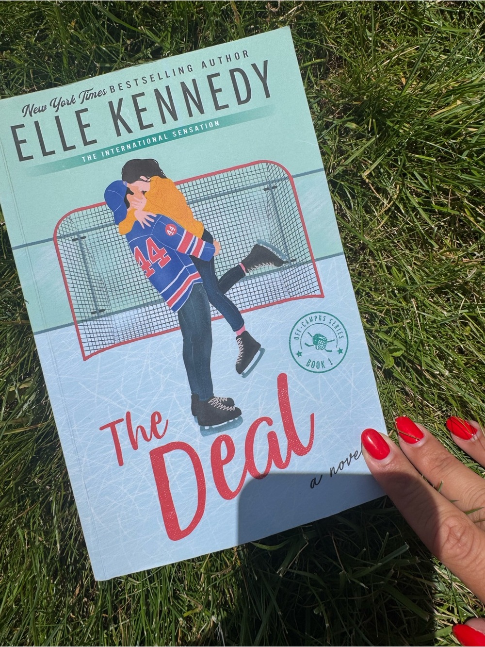 The Deal by Elle Kennedy - Light Blue Cover